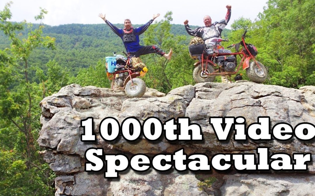 BleepinJeep Every Day gets SKETCHY on Coleman Mini Bikes – 1000th Video Spectacular!