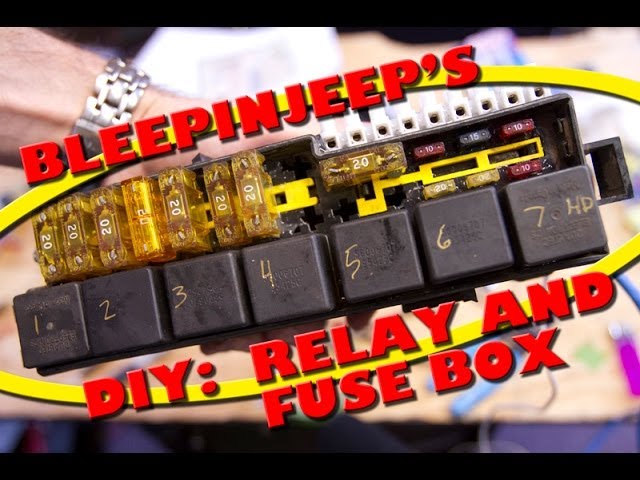 BleepinJeep’s DIY:  Relay and Fuse Box