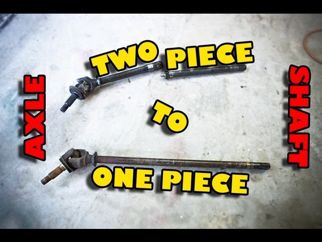 Dana 30 – 2 Piece to 1 Piece Axle Shaft Conversion – Part 1 of 2