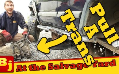 How To Pull A Transmission at the Salvage Yard