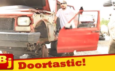 How To remove a Car Door at the Salvage Yard