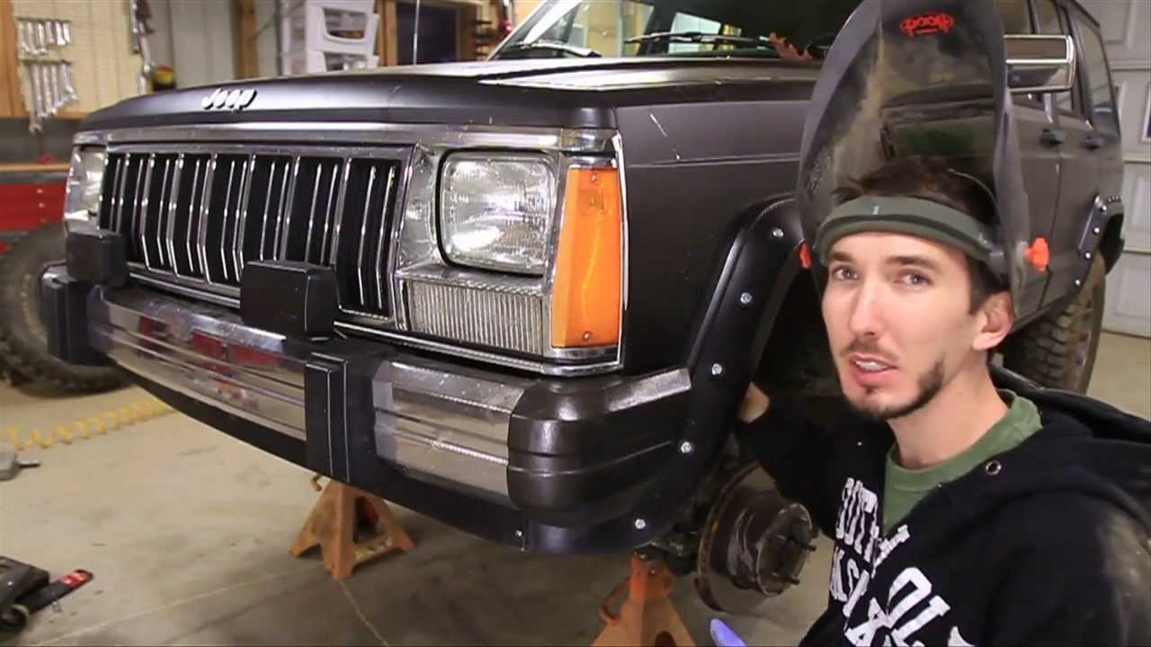 How To remove a stock Jeep Cherokee Bumper.