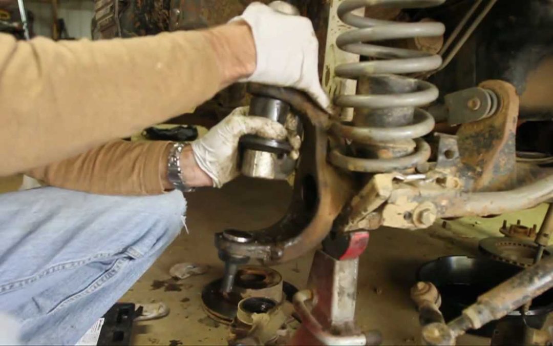 How-To replace Dana 30 and 44 Ball Joints part 2 of 3 (press in ball joints with cheap press)