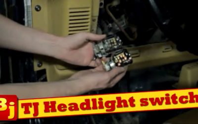 How to replace the headlight switch on a Jeep TJ