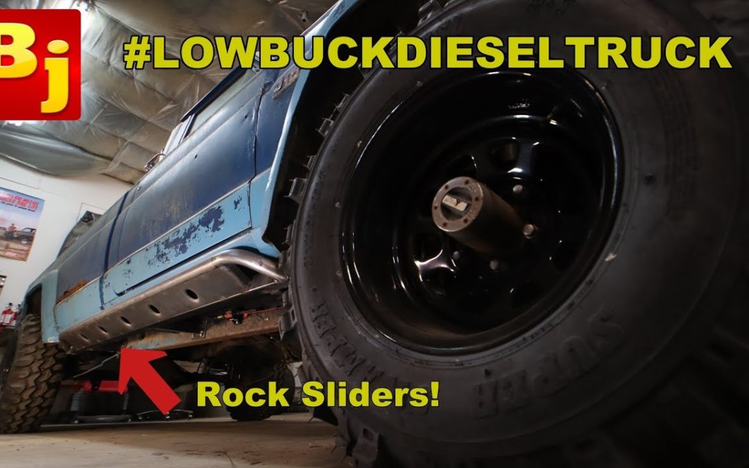 Jeep Rock Sliders ANYONE Can Build! Low buck diesel truck Episode 10
