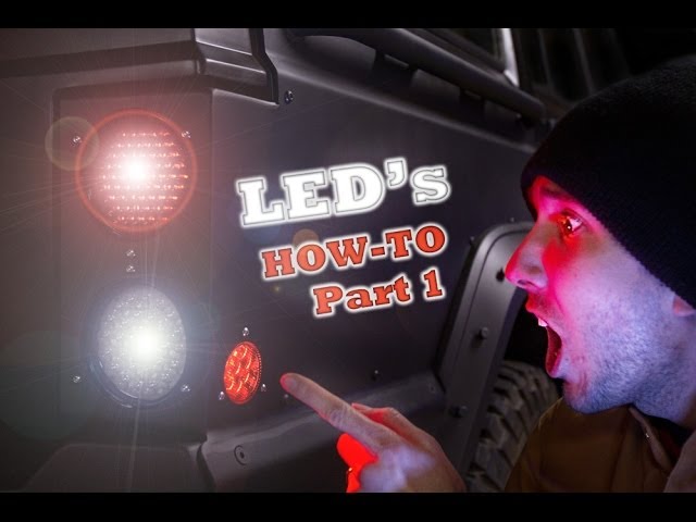 LED TAIL LIGHTS – How to wire them, Part 1 of 3