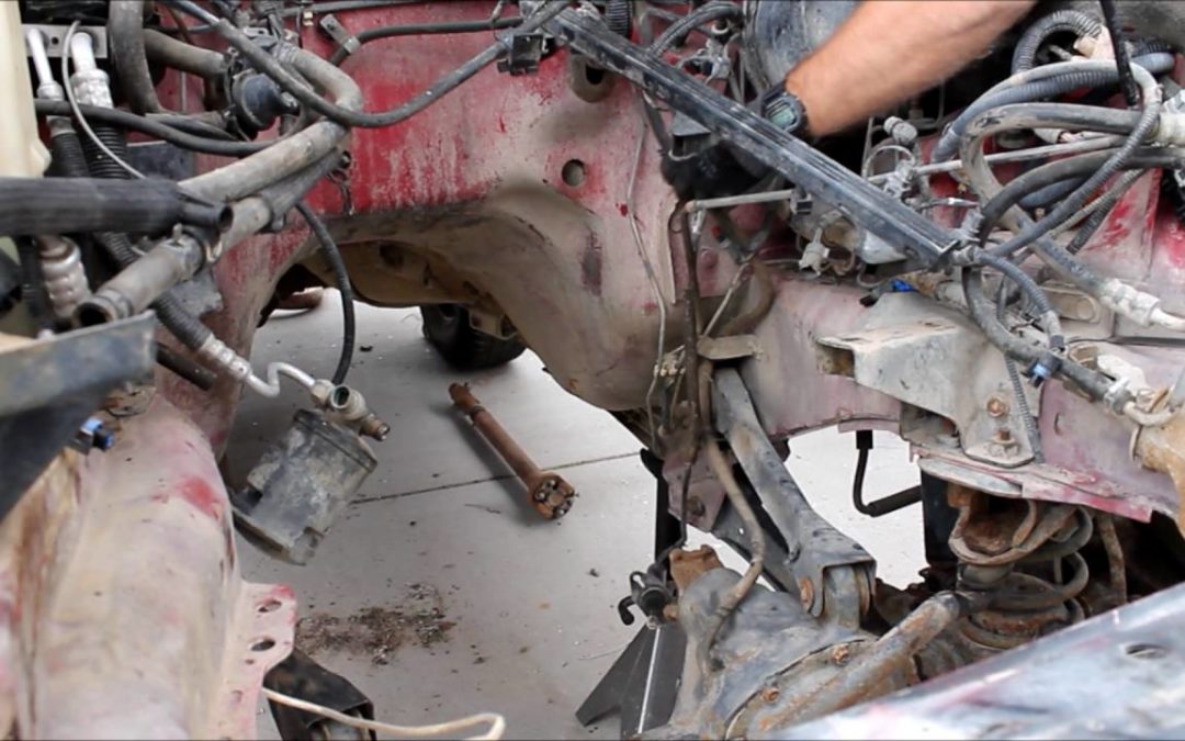 Project Tetanus Front Axle Swap Part 1 (How to remove a front axle)