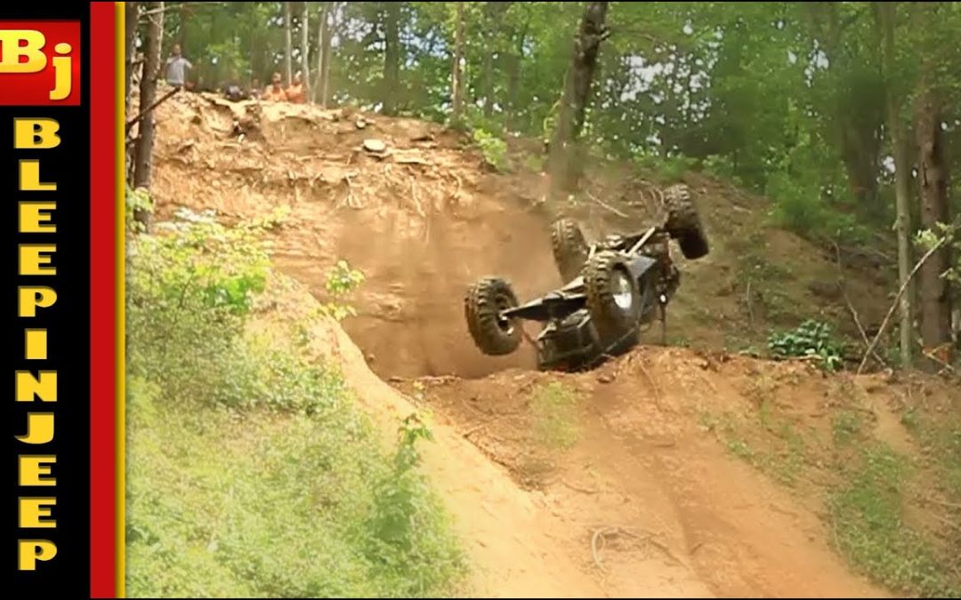 SRRS – Hot Chick in Custom Jeep Buggy Rolls and Slams Tree Hard – Crawl Rally 2013