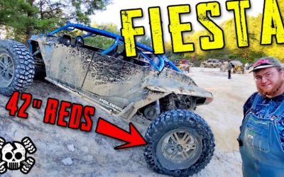 We Accidentally Jeeped into a RZR Fiesta in the Woods!  One of them had bigger tires than US!!