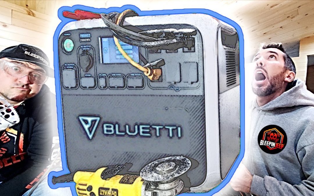 The Bluetti AC200P – Battery Powered Generator Powers the BleepinJeep Shop Build