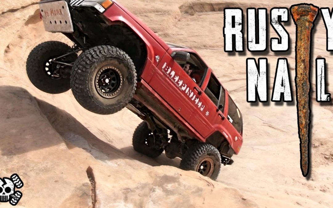 Cheap Rusty Jeeps Take On Rusty Nail in Moab Utah