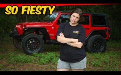 Her First Jeep Lesson… and She Already Wants Out!!