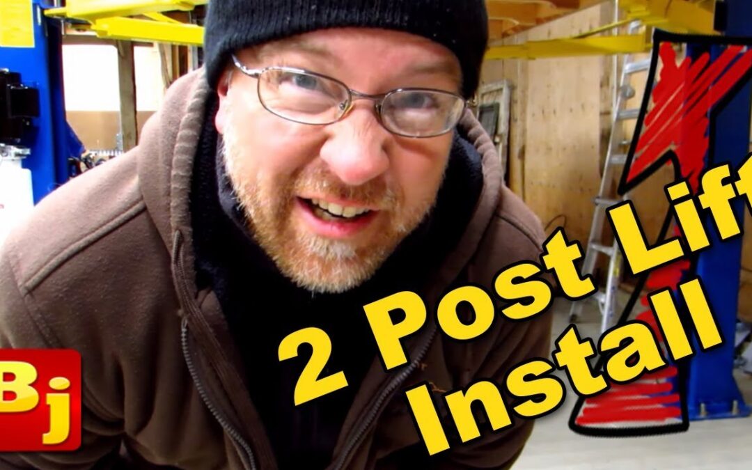 How To Install a Two-Post Car Lift. The Ultimate Man Cave Gets a Lift!