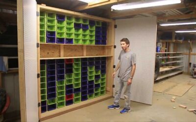 How-To Make the Largest Garage Peg Board and Bin Cabinet in the Universe!